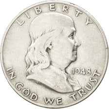 UNITED STATES, Franklin Half Dollar, Half Dollar, 1948, U.S. Mint, KM #199,...