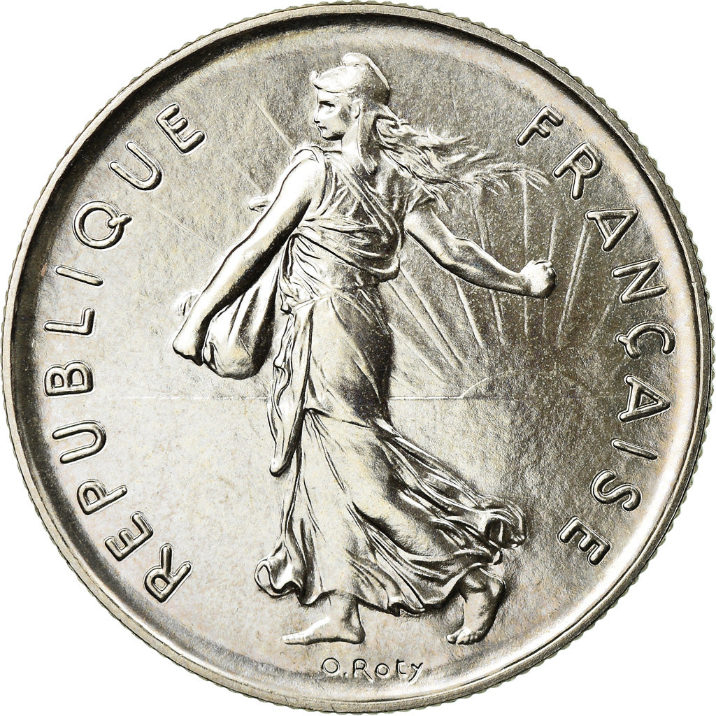 Moneta, Francia, Semeuse, 5 Francs, 1979, Paris, FDC, Nichel placcato