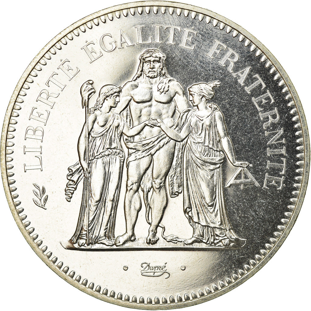 Coin, France, Hercule, 50 Francs, 1979, Paris, MS(65-70), Silver, KM:941.1
