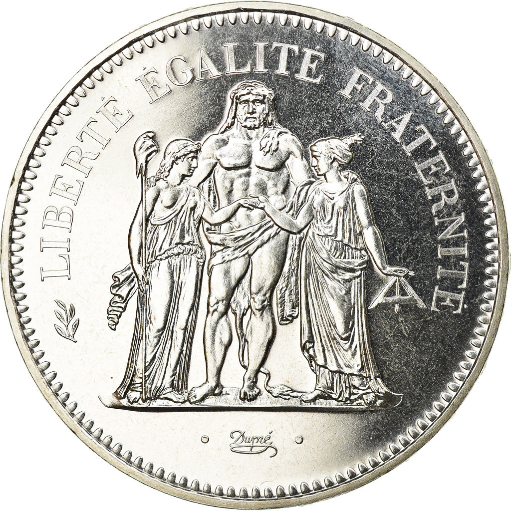 Coin, France, Hercule, 50 Francs, 1980, Paris, MS(65-70), Silver, KM:941.1