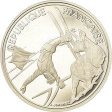 Moneta, Francia, albertville 92, 100 Francs, 1990, Proof, SPL, Argento, KM:983