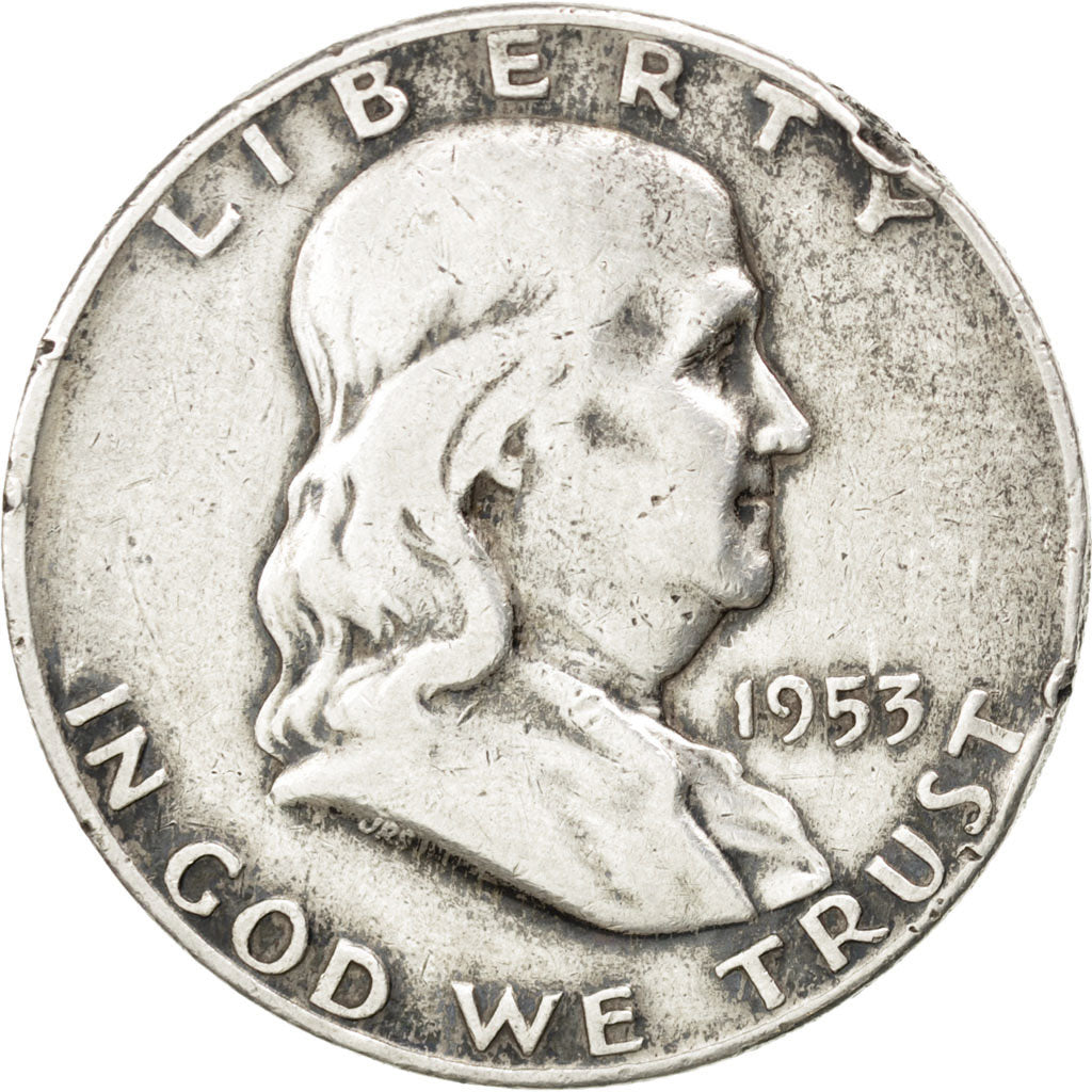 Stati Uniti, Franklin Half Dollar, Half Dollar, 1953, U.S. Mint, Denver, MB,...