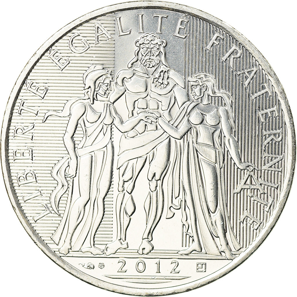 France, 10 Euro, 2012, MS(63), Silver, Gadoury:EU 516, KM:2073