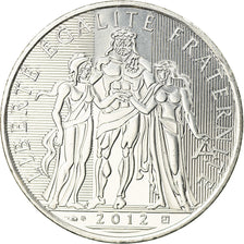 France, 10 Euro, 2012, MS(63), Silver, Gadoury:EU 516, KM:2073