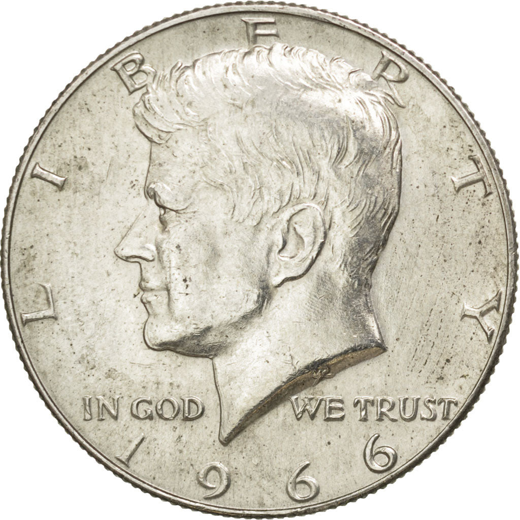 UNITED STATES, Kennedy Half Dollar, Half Dollar, 1966, U.S. Mint, KM #202a,...