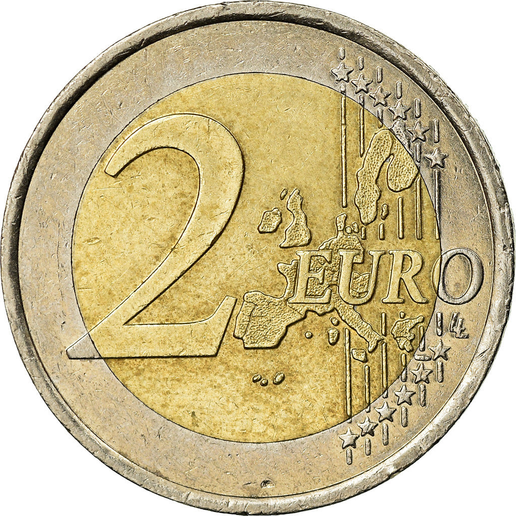 France, 2 Euro, 2002, EF(40-45), Bi-Metallic, Gadoury:8., KM:1289