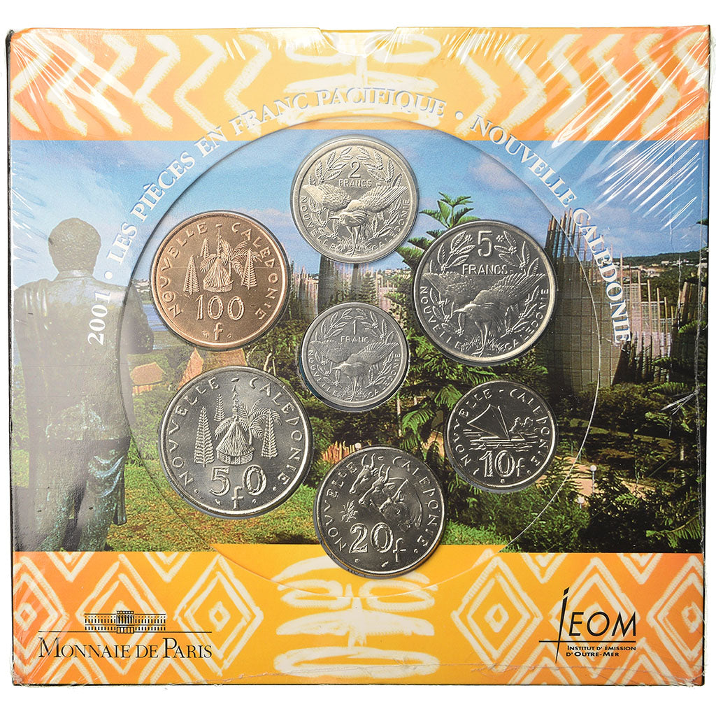 Munten, Nieuw -Caledonië, Set, 2001, FDC, (No Composition)