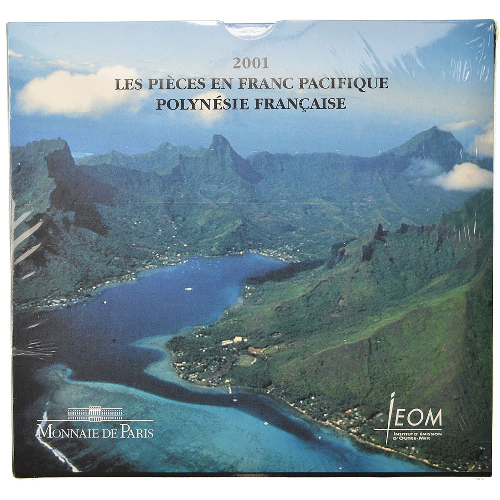 Coin, French Polynesia, Set, 2001, MS(65-70), (No Composition)
