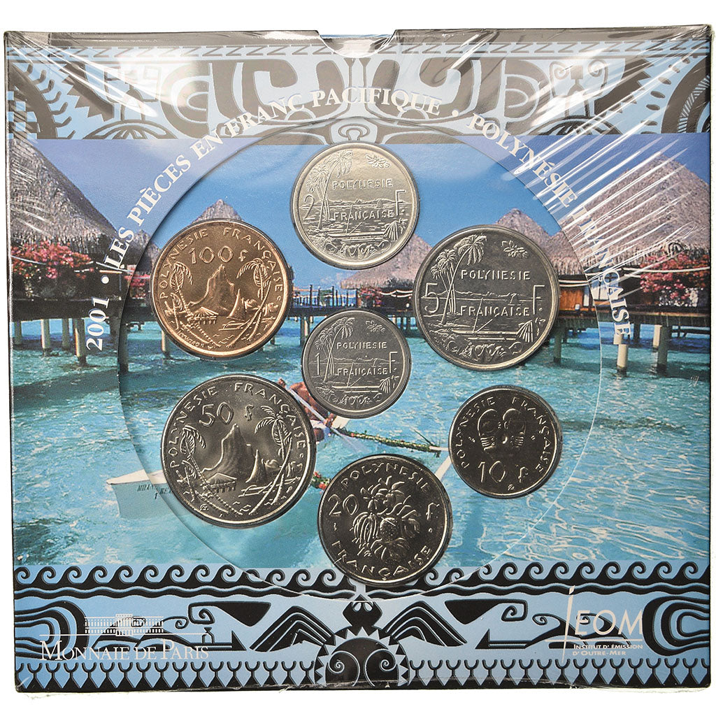 Munten, Frans Polynesië, Set, 2001, FDC, (No Composition)