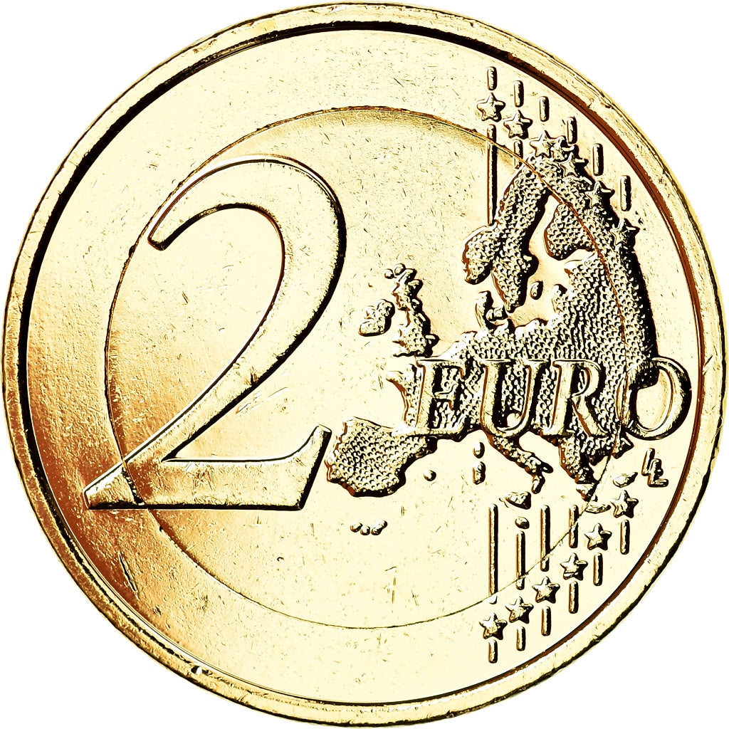 Grecia, 2 Euro, EMU, 2009, SC, Gold plated