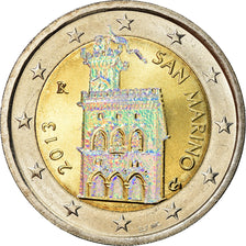 San Marino, 2 Euro, 2013, Hologramme, MS(63), Bi-Metallic, KM:486