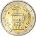 San Marino, 2 Euro, 2011, MS(63), Bi-Metallic, KM:486