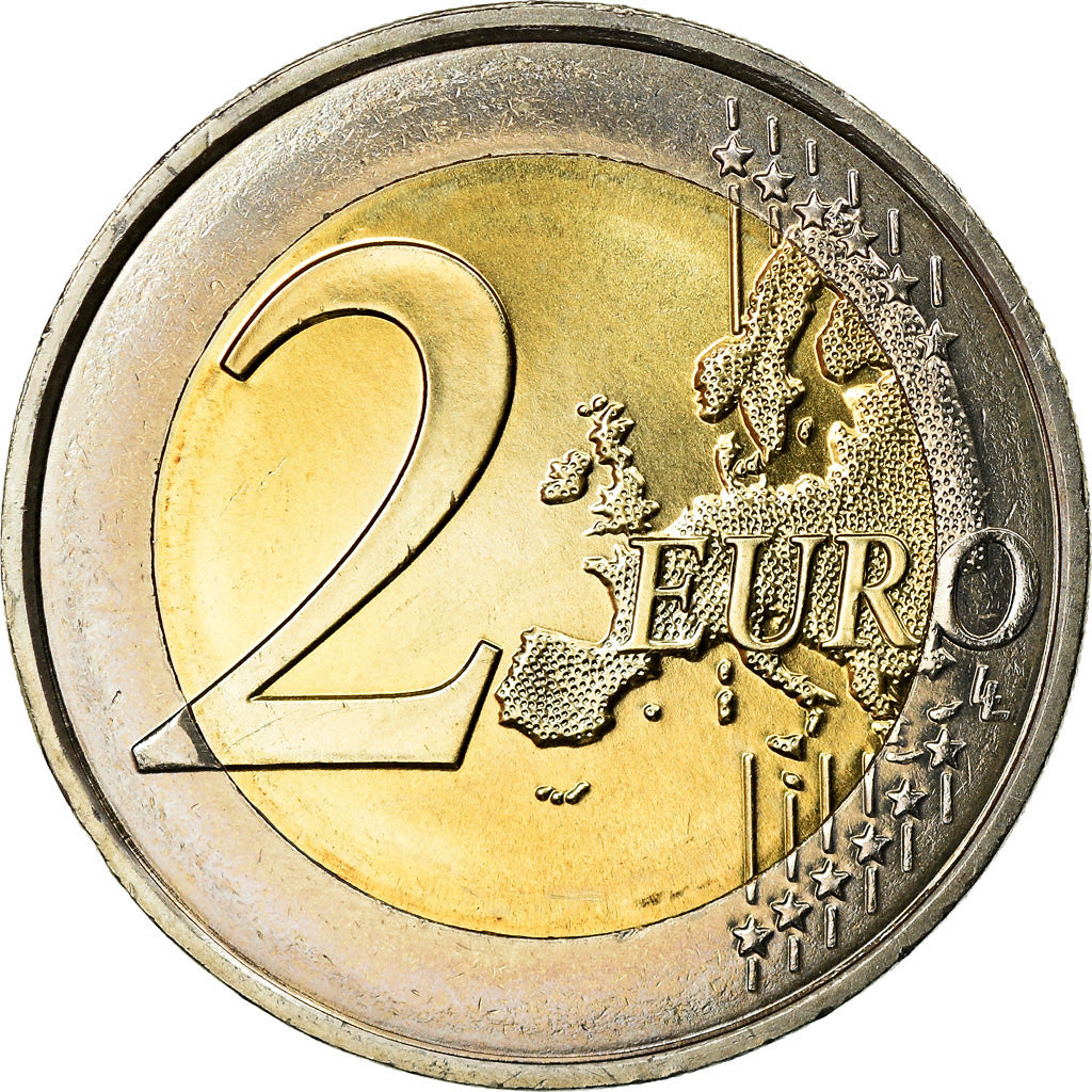 France, 2 Euro, Abbé Pierre, 2012, MS(63), Bi-Metallic, KM:1894