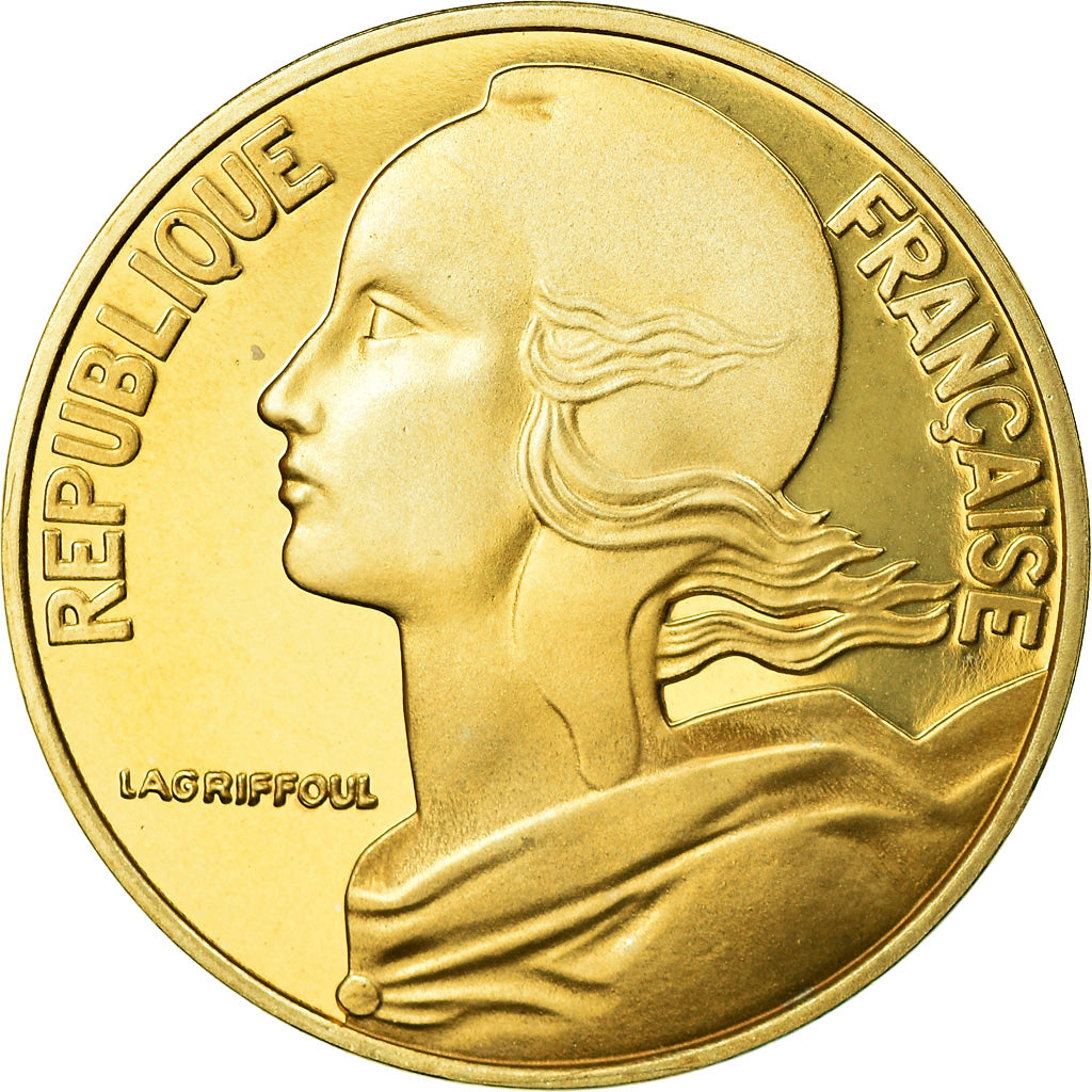 Moeda, França, Marianne, 20 Centimes, 1998, Paris, Proof, MS(65-70)