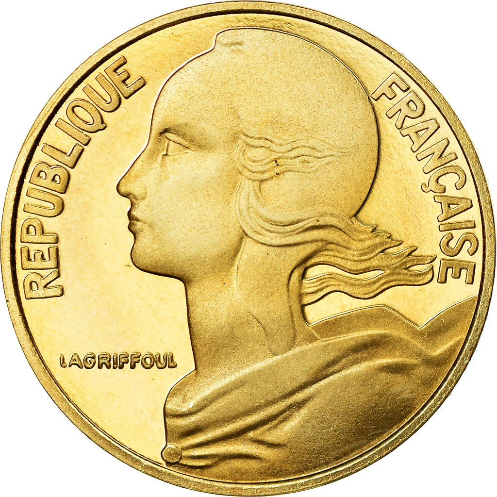 Munten, Frankrijk, Marianne, 10 Centimes, 1998, Paris, Proof, FDC