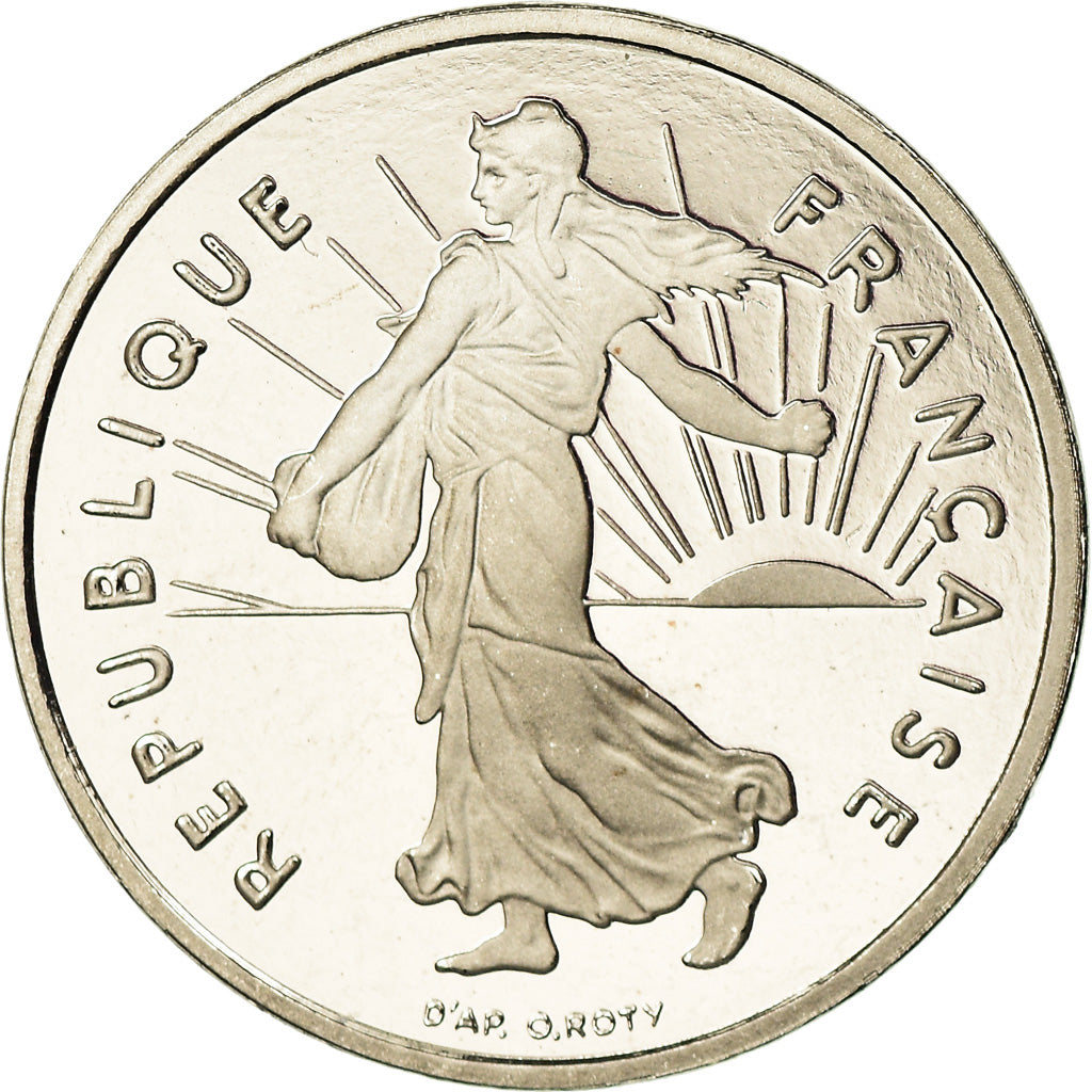 France, Semeuse, 1/2 Franc, PROOF 1998, Paris, MS(65-70), Nickel, KM:931.2