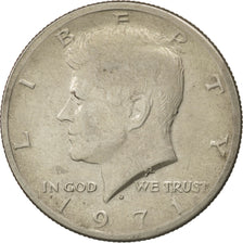 Stati Uniti, Kennedy Half Dollar, Half Dollar, 1971, U.S. Mint, Denver, BB, R...