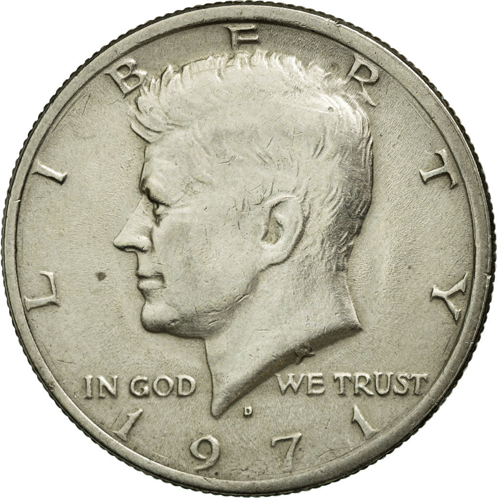 Moneta, Stati Uniti, Kennedy Half Dollar, Half Dollar, 1971, U.S. Mint, Denver