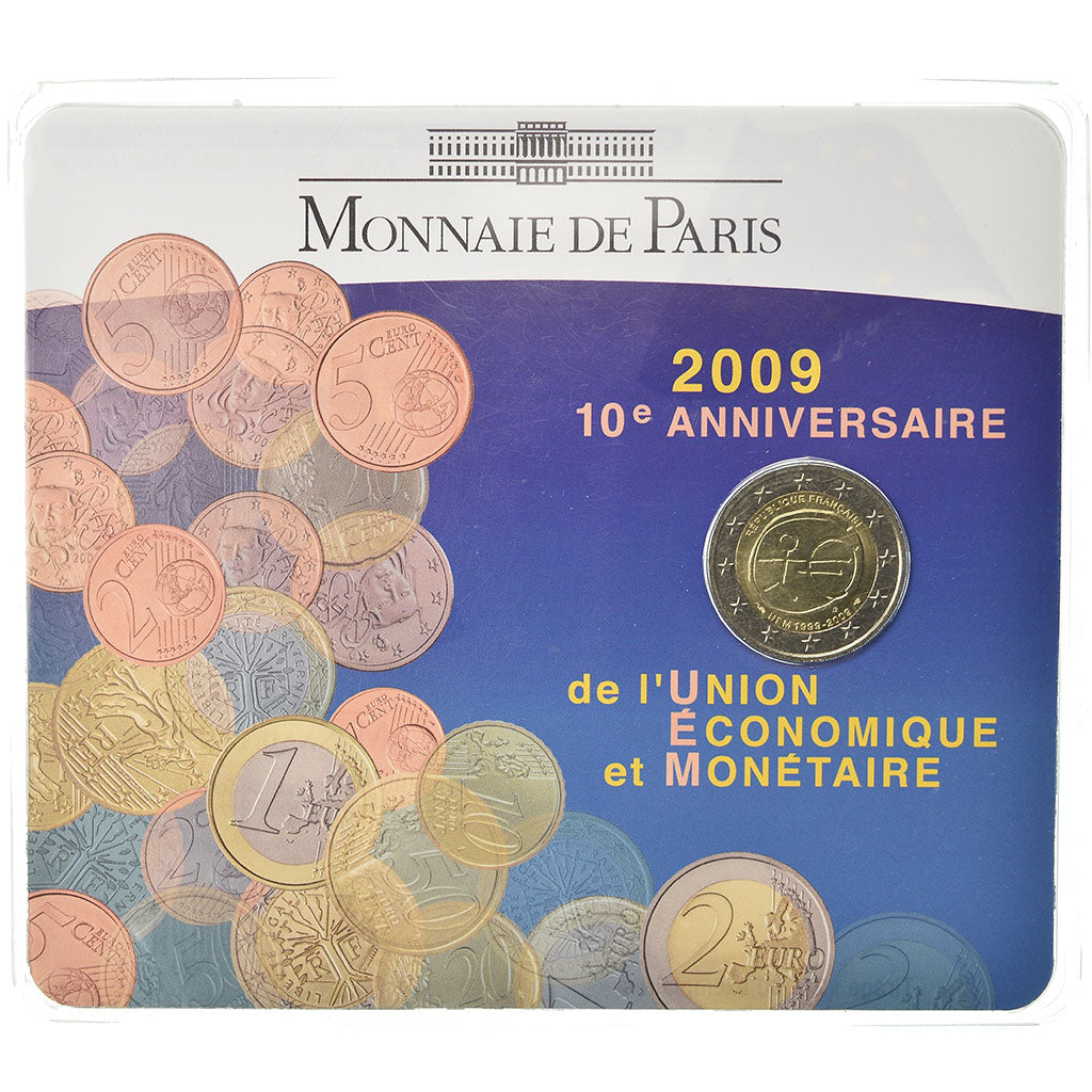 France, 2 Euro, EMU, 2009, MS(65-70), Bi-Metallic, KM:1590