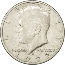 Coin, United States, Kennedy Half Dollar, Half Dollar, 1972, U.S. Mint, Denver