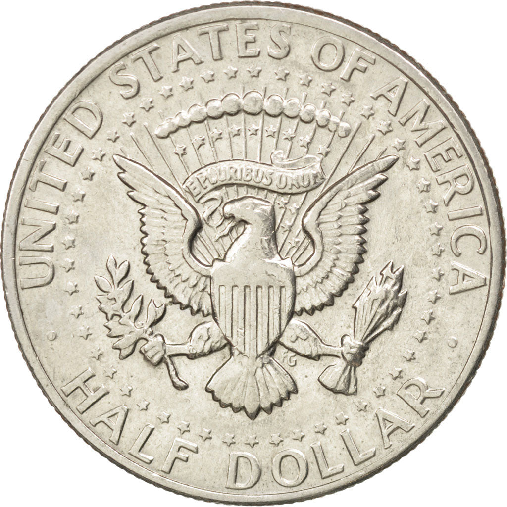 Coin, United States, Kennedy Half Dollar, Half Dollar, 1972, U.S. Mint, Denver