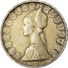 Coin, Italy, 500 Lire, 1958, Rome, EF(40-45), Silver, KM:98
