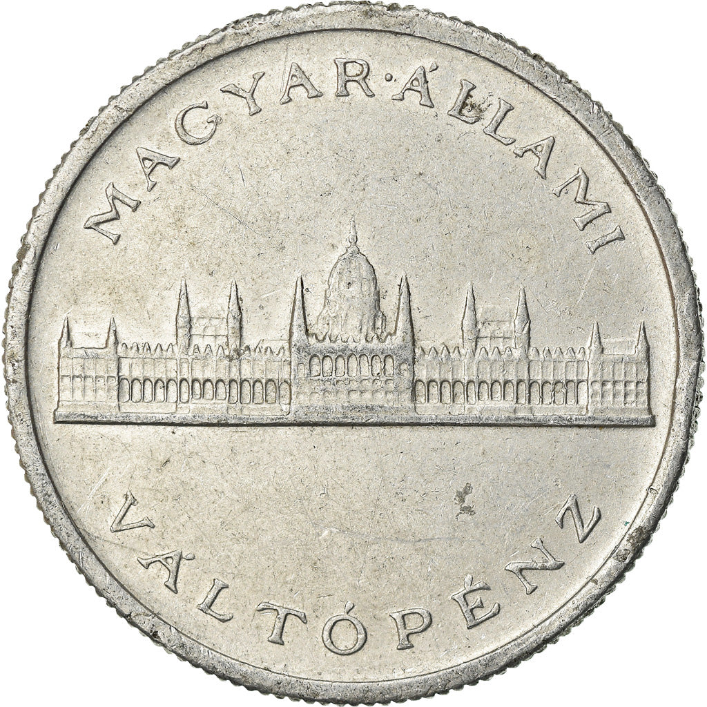 Coin, Hungary, 5 Pengö, 1945, Budapest, EF(40-45), Aluminum, KM:525