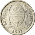 Coin, Botswana, 10 Thebe, 1991, EF(40-45), Nickel plated steel, KM:5a