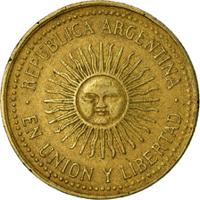 Coin, Argentina, 5 Centavos, 1992, EF(40-45), Aluminum-Bronze, KM:109