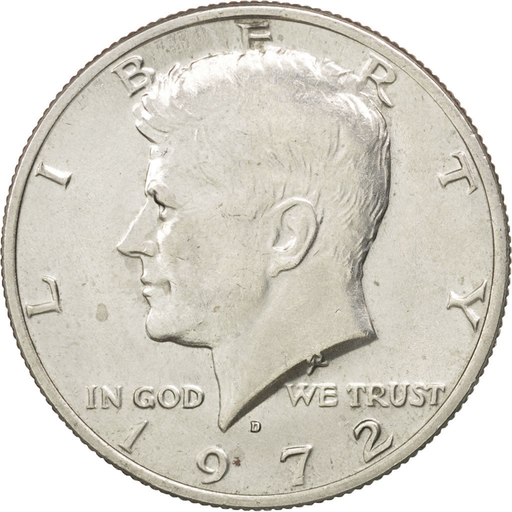 UNITED STATES, Kennedy Half Dollar, Half Dollar, 1972, U.S. Mint, KM #202b,...