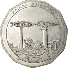 Coin, Madagascar, 50 Ariary, 1992, EF(40-45), Stainless Steel, KM:20