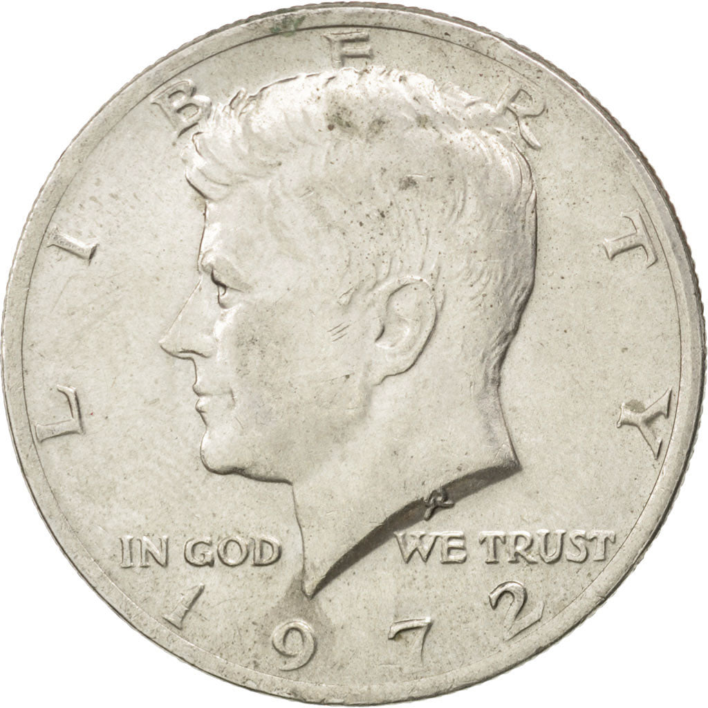 UNITED STATES, Kennedy Half Dollar, Half Dollar, 1972, U.S. Mint, KM #202b,...