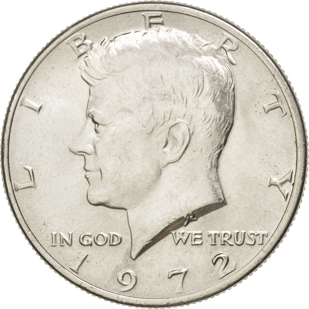 UNITED STATES, Kennedy Half Dollar, Half Dollar, 1972, U.S. Mint, KM #202b,...