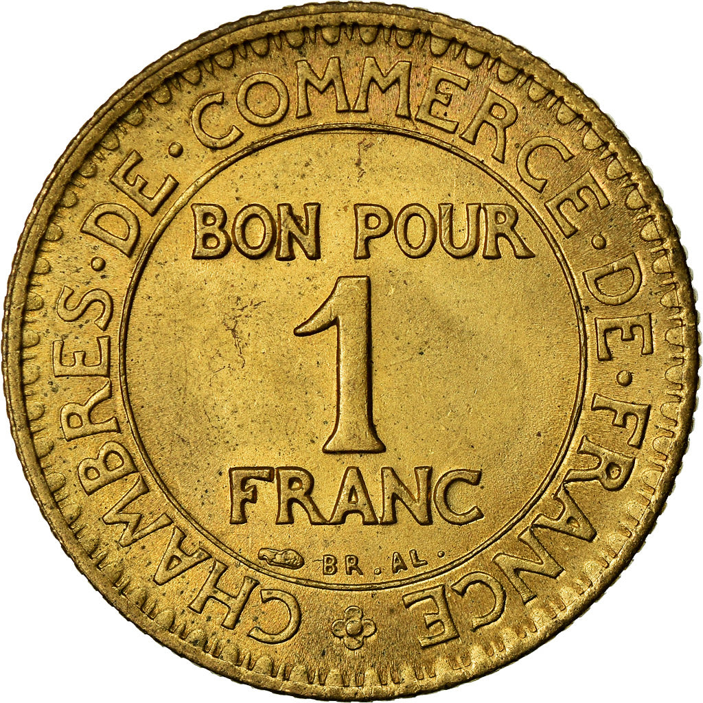Monnaie, France, Chambre de commerce, Franc, 1923, Paris, SPL, Aluminum-Bronze