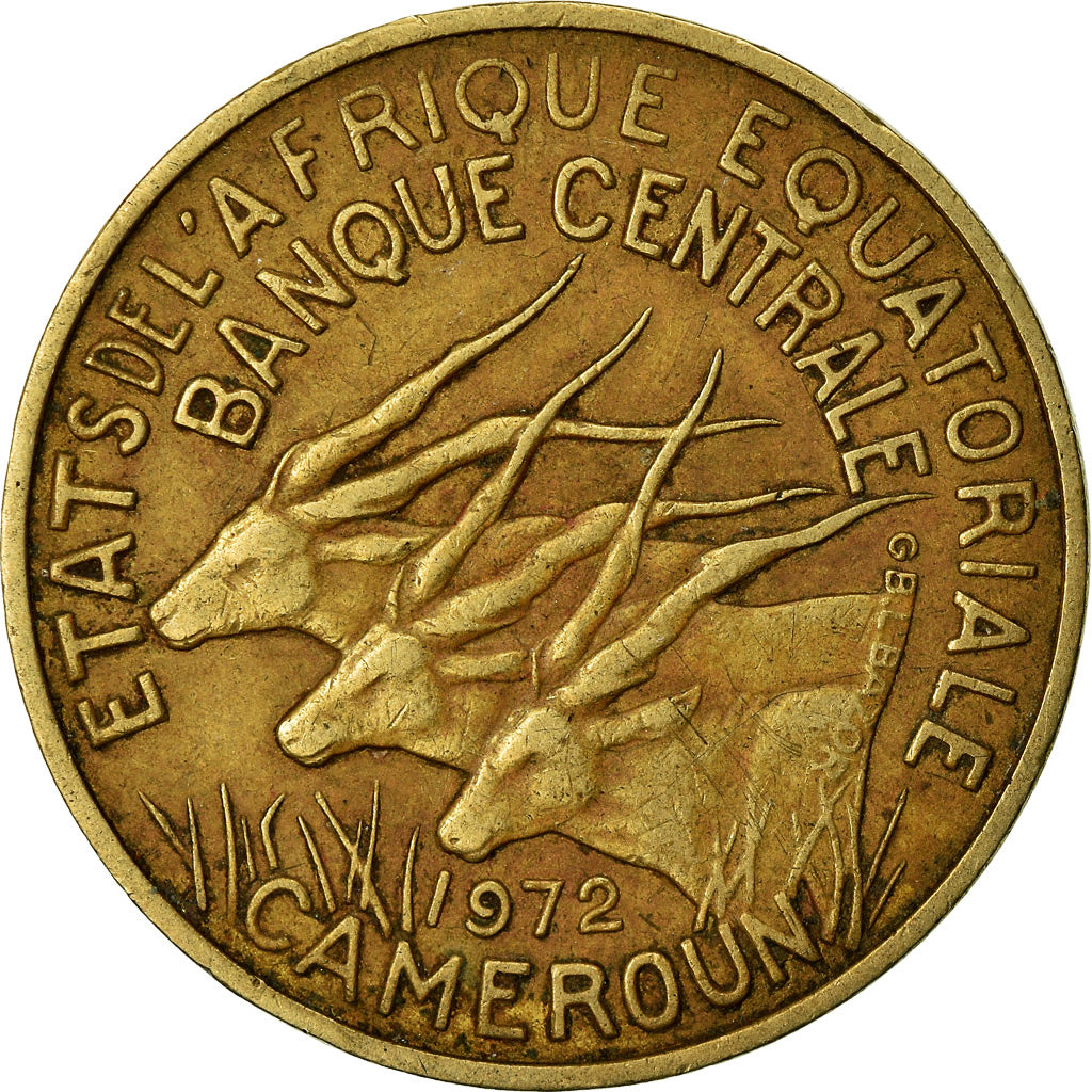 Coin, EQUATORIAL AFRICAN STATES, 10 Francs, 1972, Paris, EF(40-45)