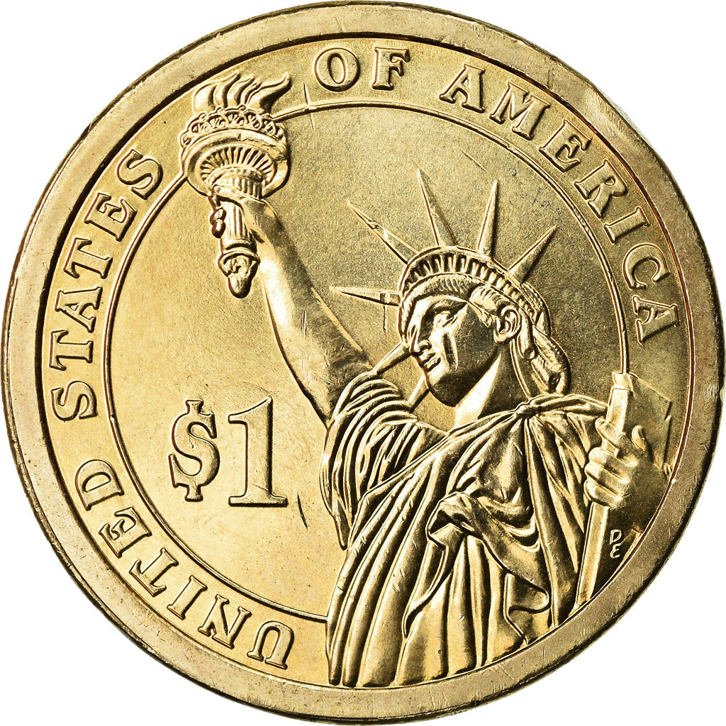 Coin, United States, Dollar, 2011, Ulysses S Grant, U.S. Mint, Philadelphia,