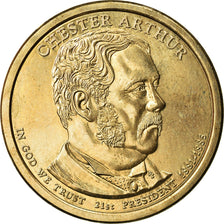 Coin, United States, Dollar, 2012, U.S. Mint, Chester Arthur, MS(63)