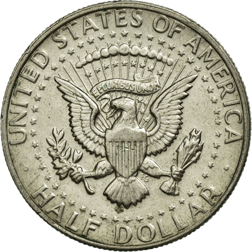 Coin, United States, Kennedy Half Dollar, Half Dollar, 1972, U.S. Mint