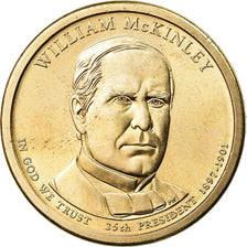 Coin, United States, Dollar, 2013, U.S. Mint, William McKinley, MS(63)