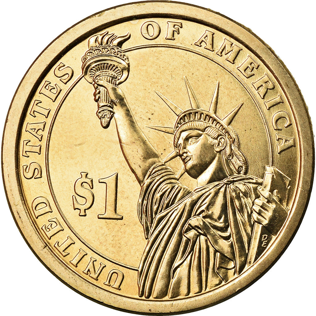 Coin, United States, Dollar, 2014, U.S. Mint, Franklin D. Roosevelt, MS(63)