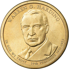 Coin, United States, Dollar, 2014, U.S. Mint, Warren G. Harding, MS(63)
