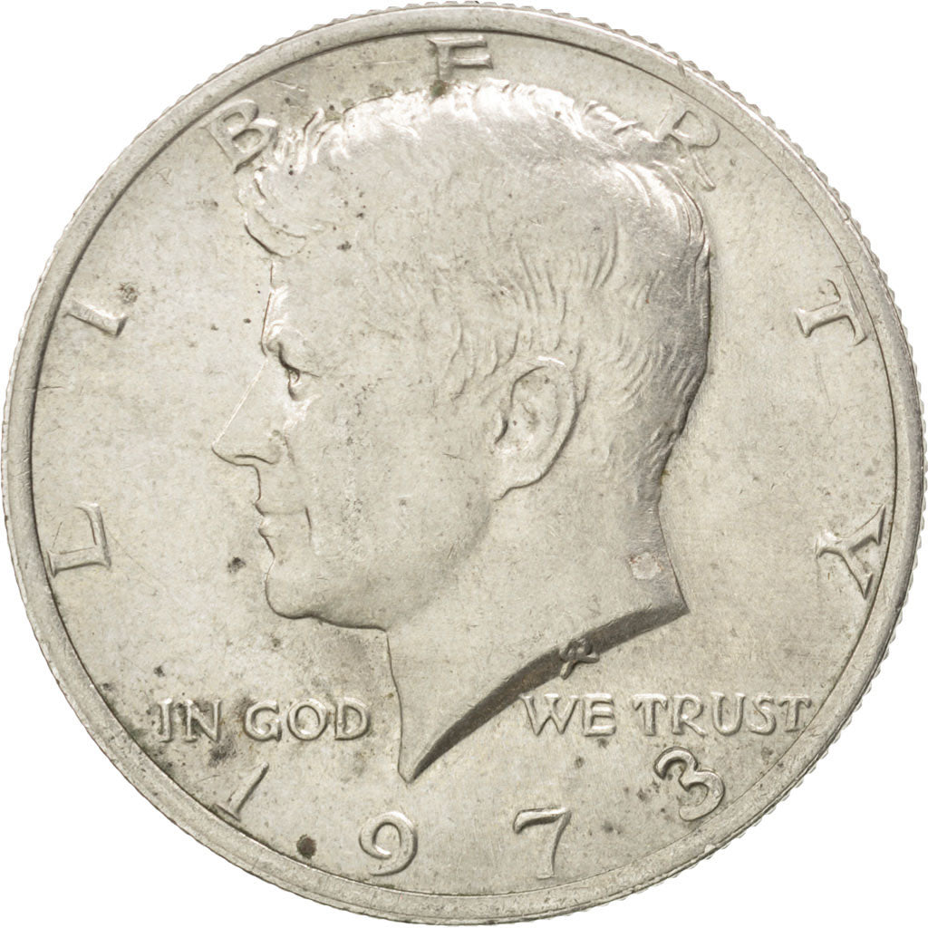 Coin, United States, Kennedy Half Dollar, Half Dollar, 1973, U.S. Mint