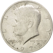 Coin, United States, Kennedy Half Dollar, Half Dollar, 1973, U.S. Mint