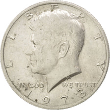 Coin, United States, Kennedy Half Dollar, Half Dollar, 1973, U.S. Mint