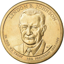 Coin, United States, Dollar, 2015, U.S. Mint, Lyndon B. Johnson, MS(63)