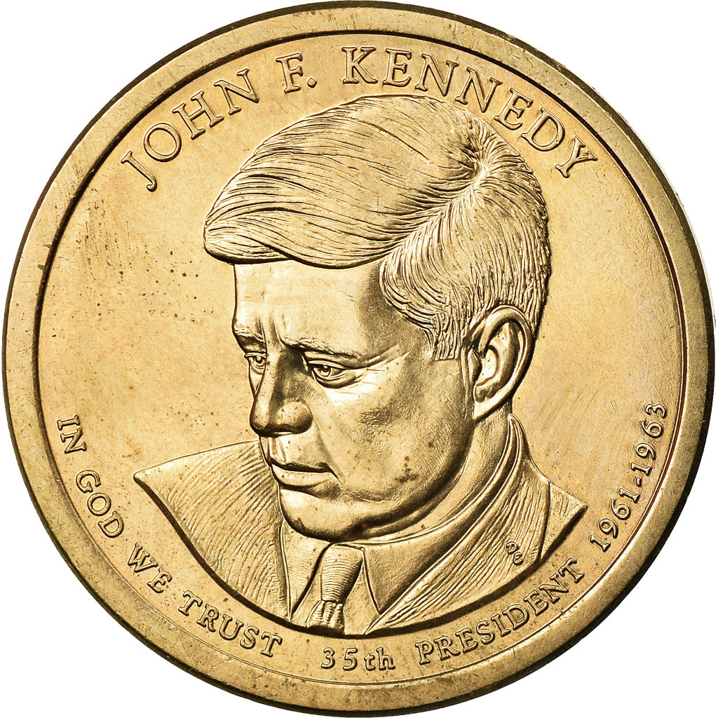 Coin, United States, Dollar, 2015, U.S. Mint, John F. Kennedy, MS(63)