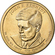 Coin, United States, Dollar, 2015, U.S. Mint, John F. Kennedy, MS(63)