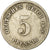 Moneda, ALEMANIA - IMPERIO, Wilhelm I, 5 Pfennig, 1876, Munich, BC+, Cobre -