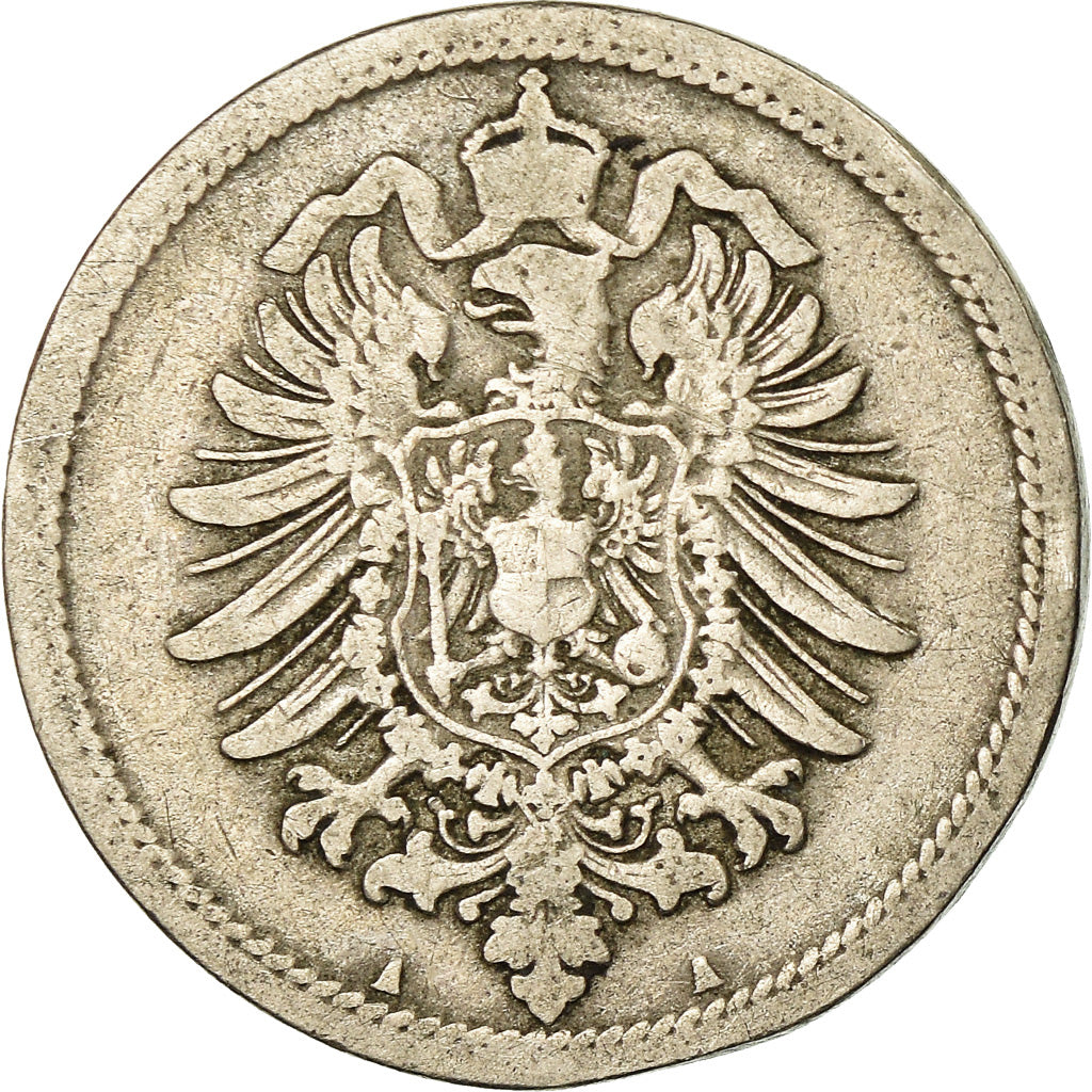 Moneta, GERMANIA - IMPERO, Wilhelm I, 10 Pfennig, 1889, Berlin, MB, Rame-nichel