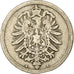 Monnaie, GERMANY - EMPIRE, Wilhelm I, 10 Pfennig, 1889, Berlin, TB